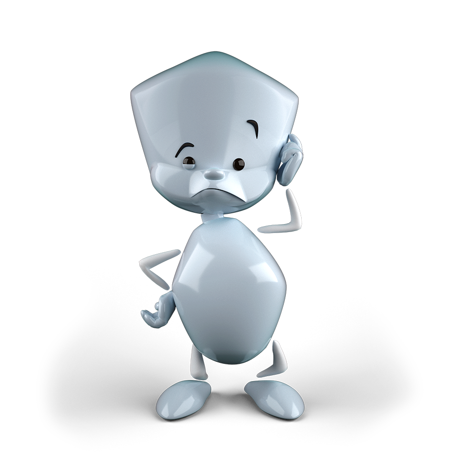 Sam kratzt sich mit seiner linken Hand am Kopf und denkt nach.