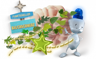 Sam schützt sich mit seiner Hand vor dem aufgewirbelten Laub. Auf seinem Kopf ist ein Blautlicht. Im Hintergrund liegt ein großes Gehirn.