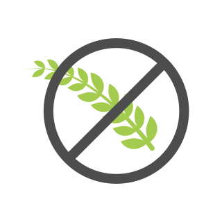 Ein Symbol, dass das glutenfreie Lebensmittel kennzeichnet.