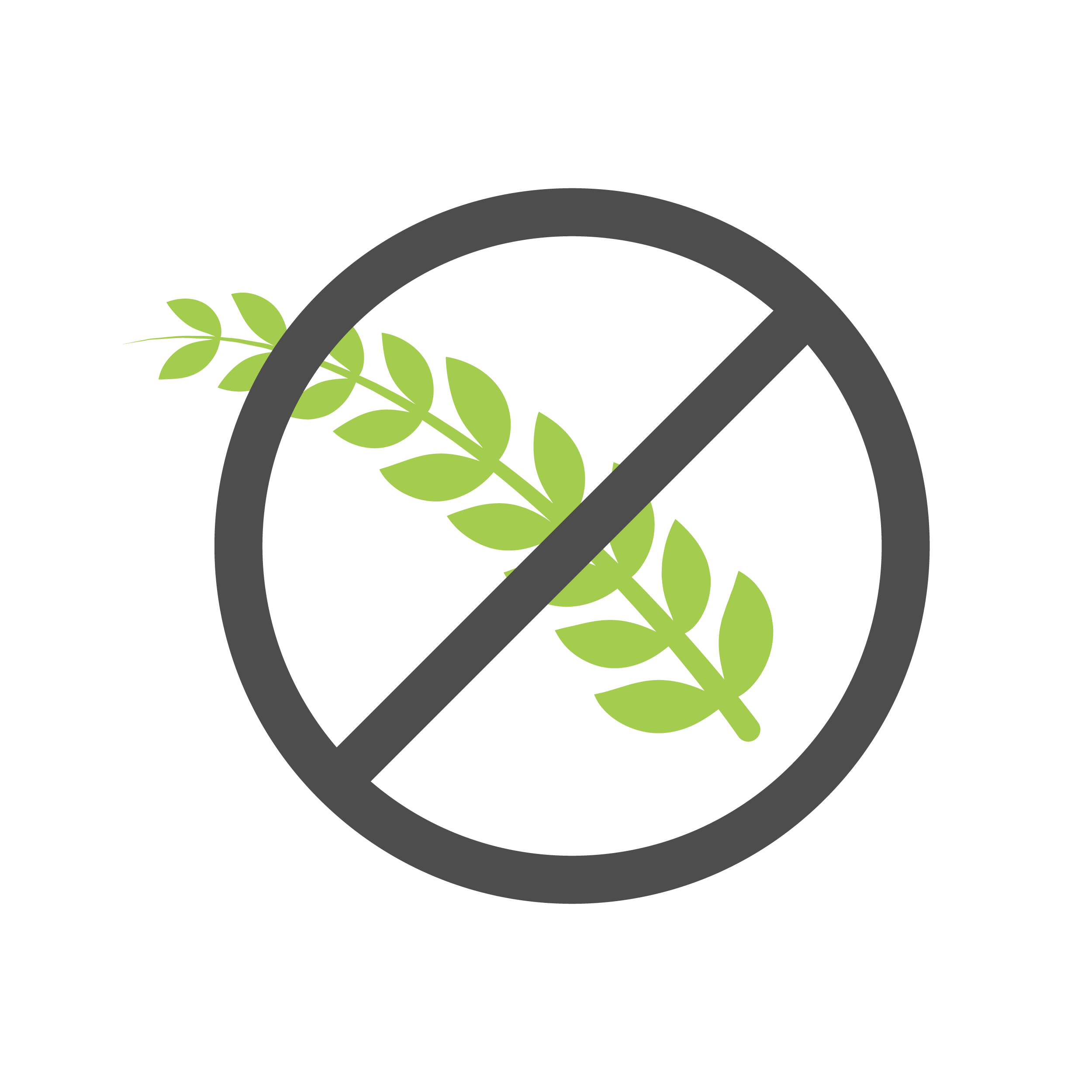 Ein Symbol, dass das glutenfreie Lebensmittel kennzeichnet.